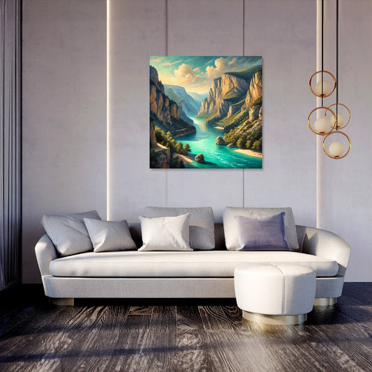 Verdon Gorge Grandeur Canvas