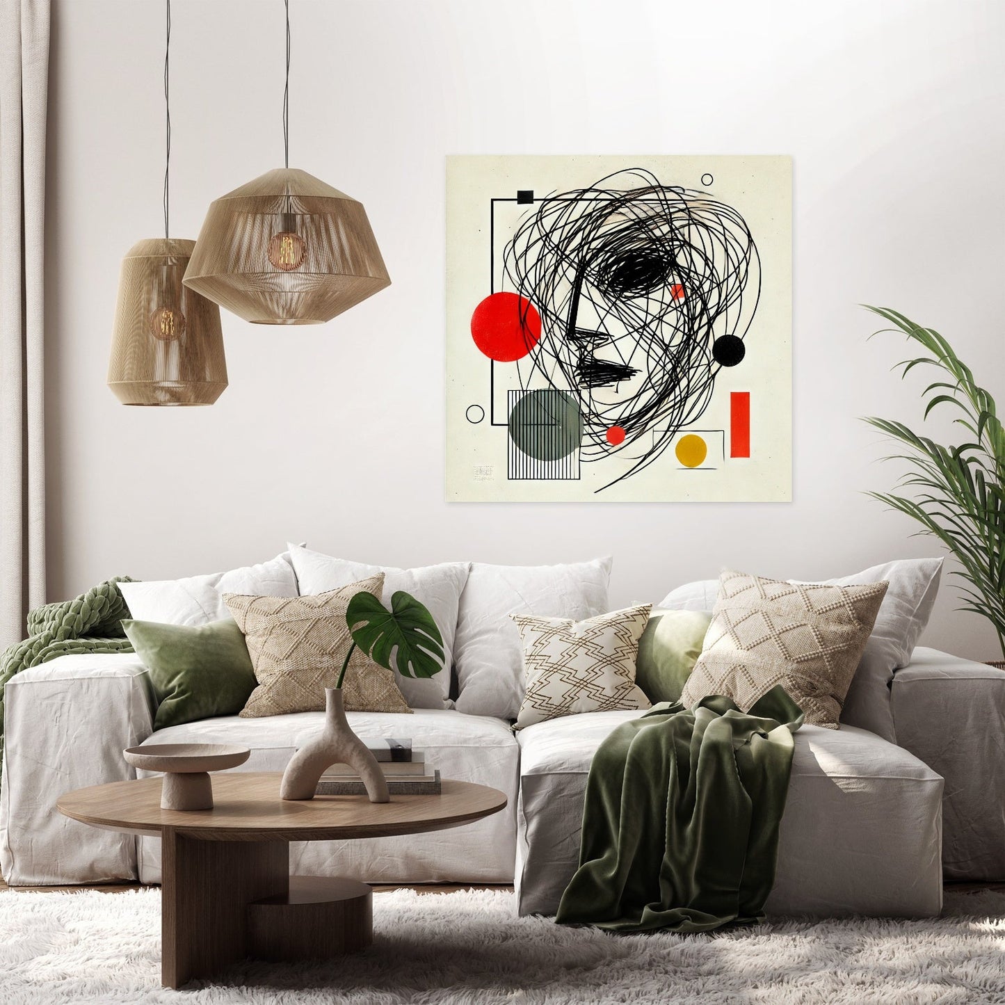 Scribble Symphony Canvas