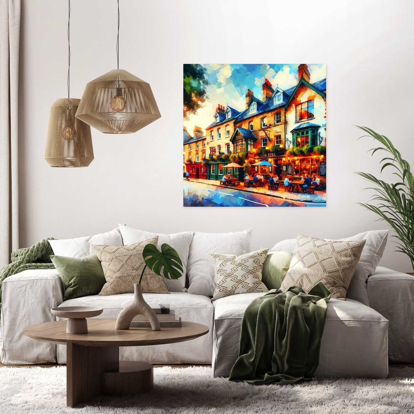 Bristol's King Street Warmth Canvas
