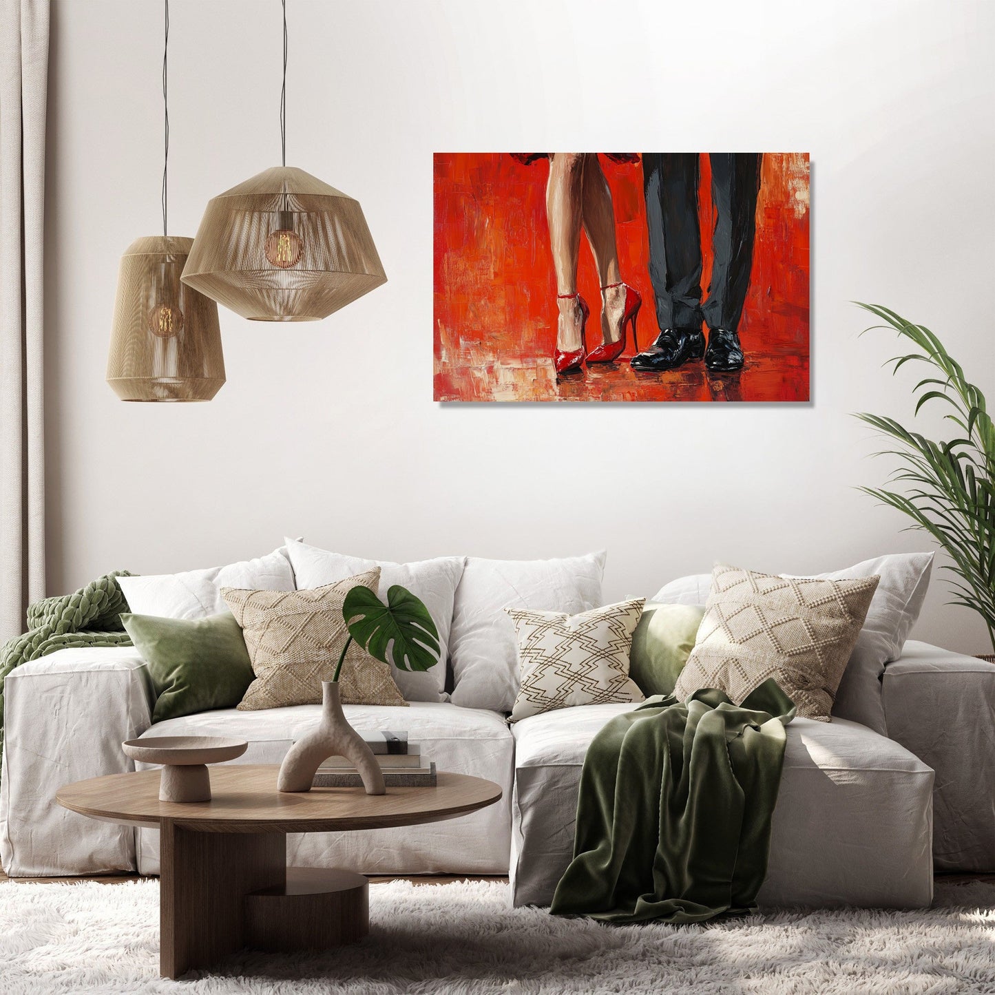 Enigma of Footfalls Canvas