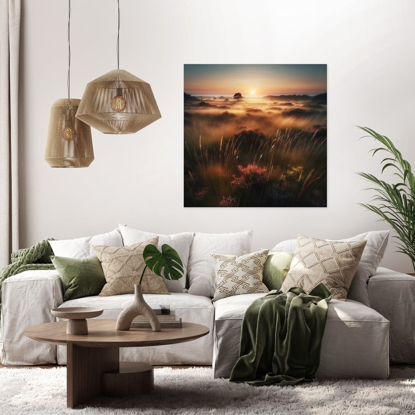 Golden Meadow Canvas