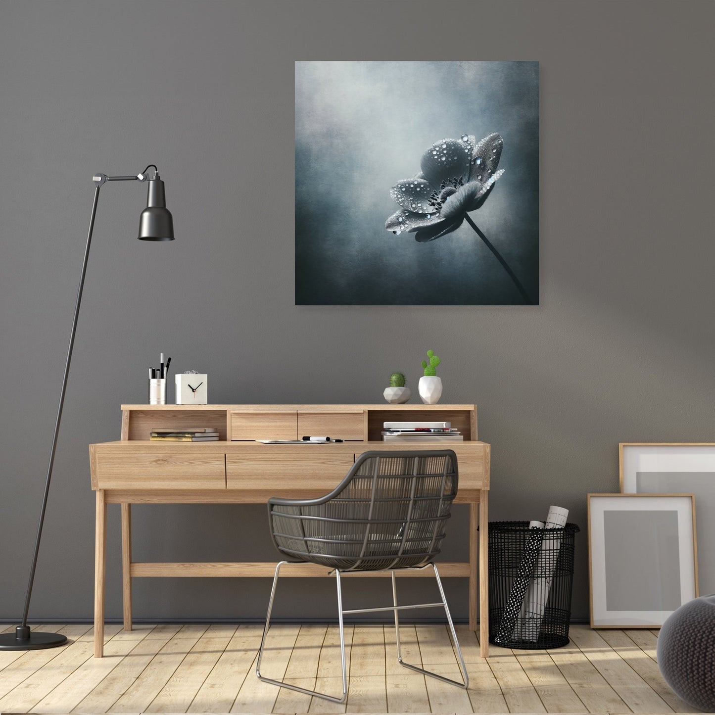 Dew-Kissed Solitude Canvas