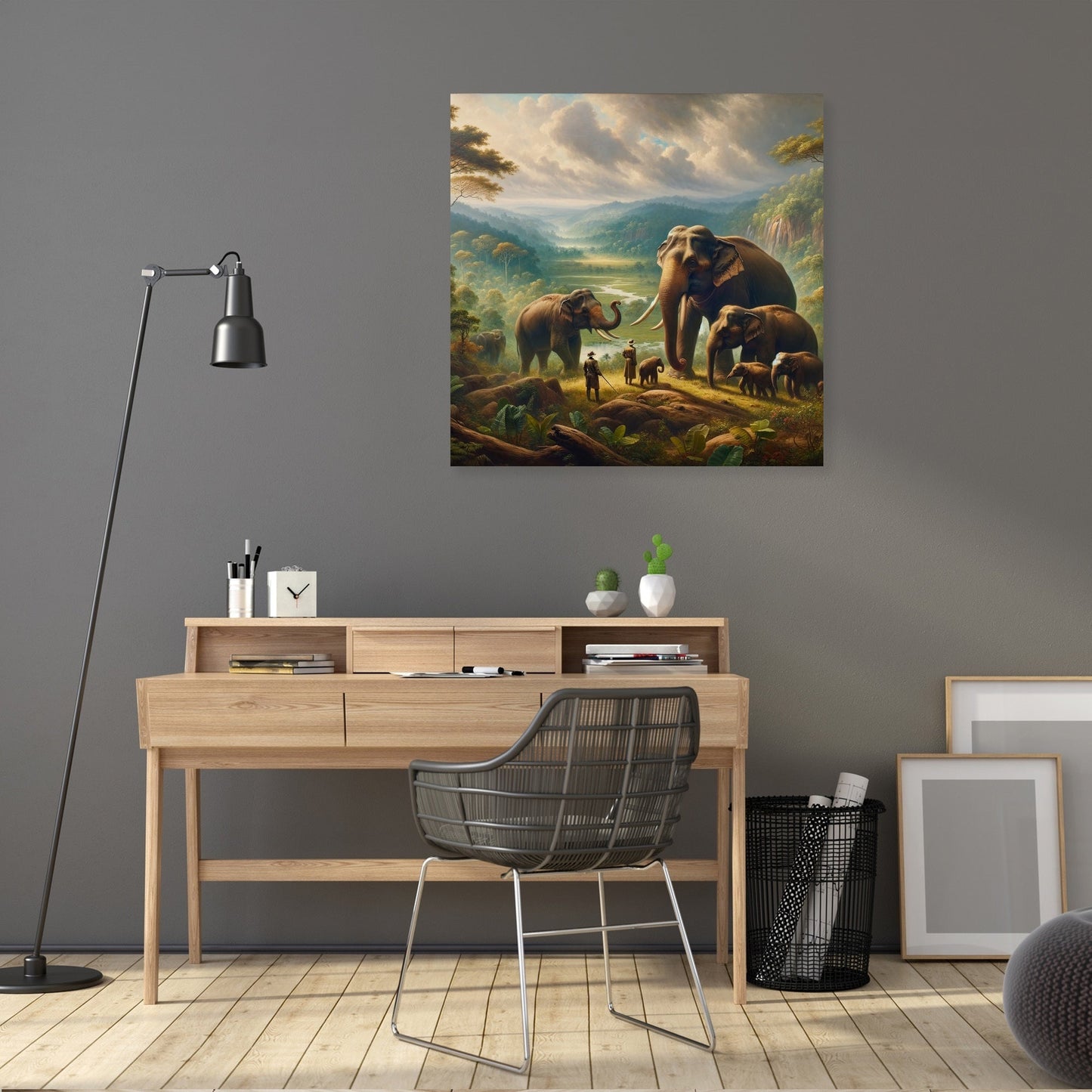 Elephant Majesty in Yala Canvas