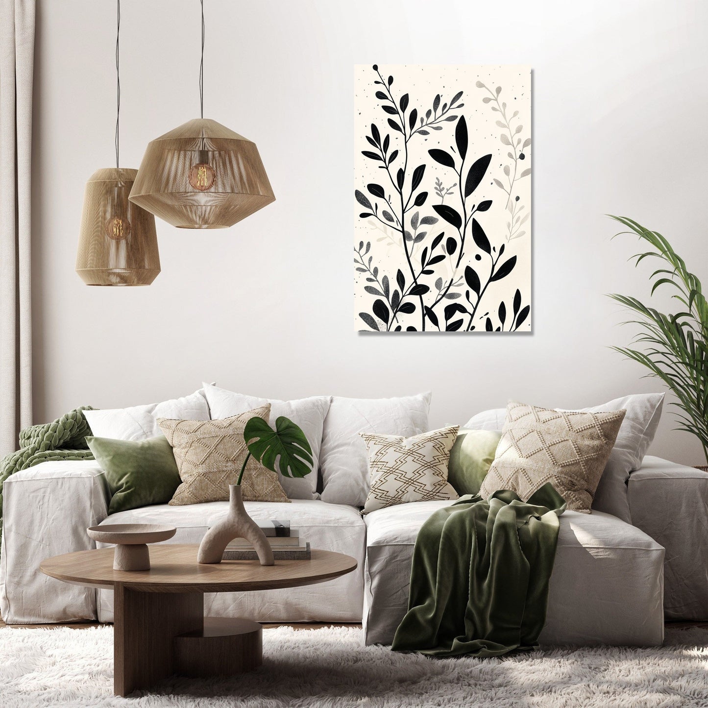 Leafy Branches Canvas