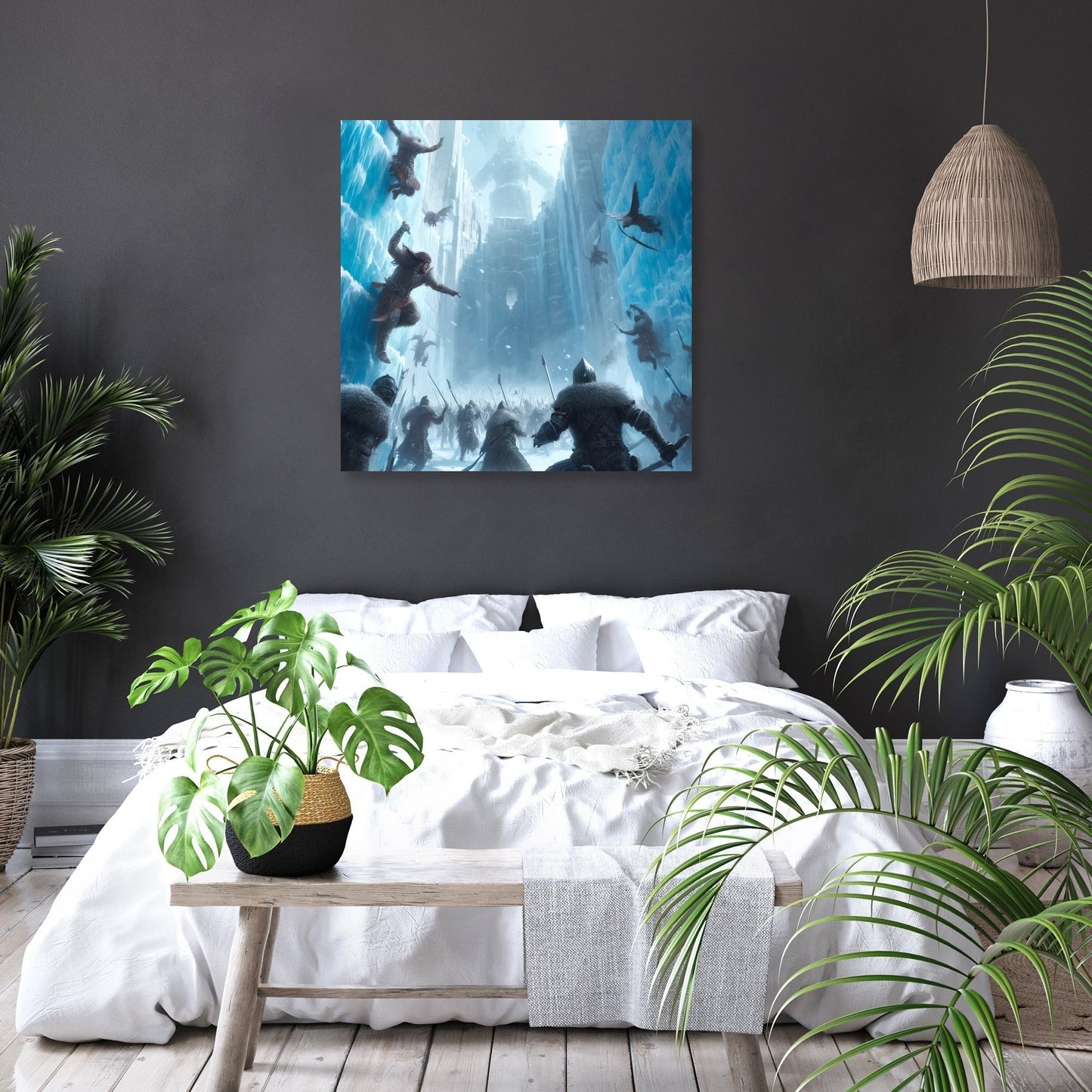 Siege of the Ice Fortress Canvas