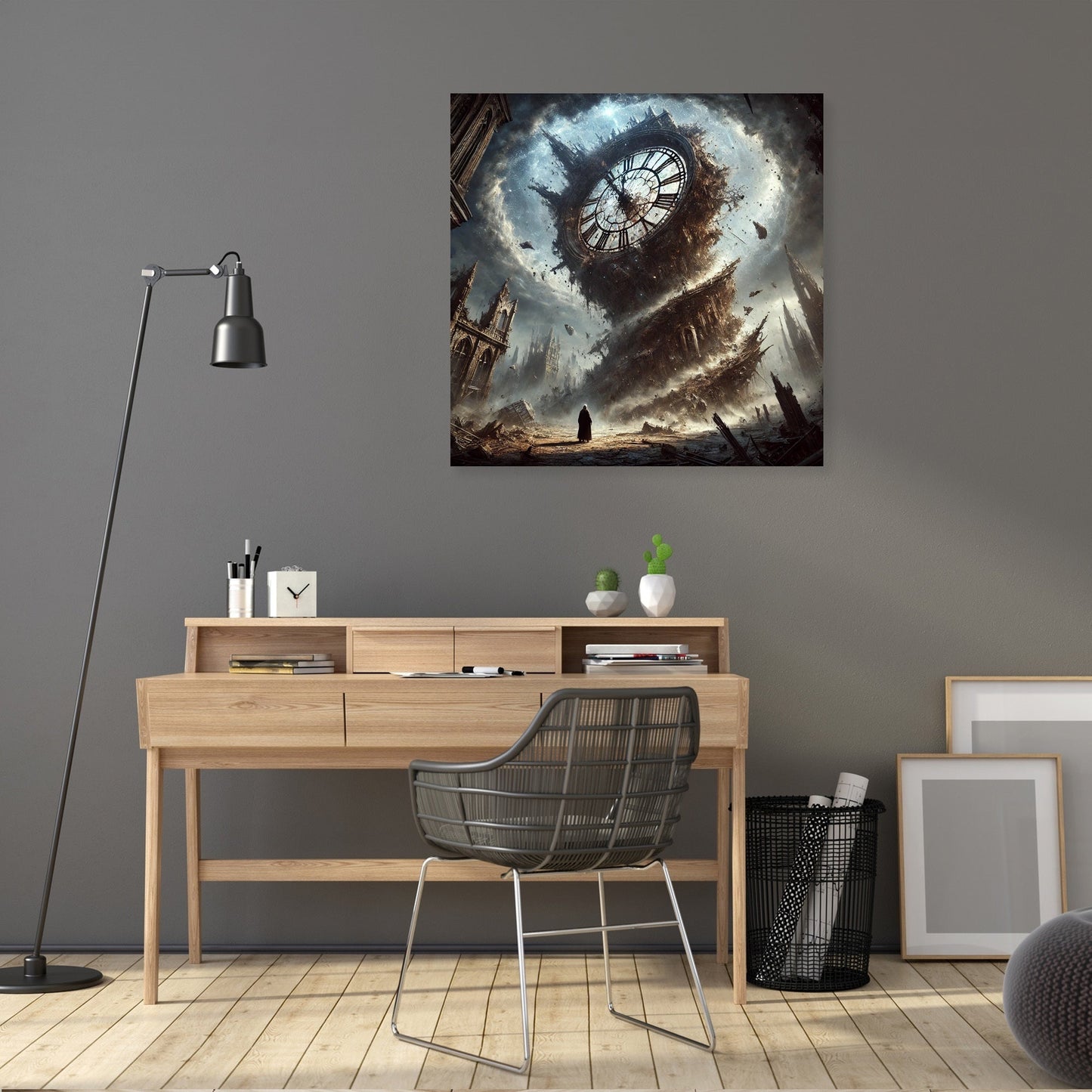 Fractured Time Canvas