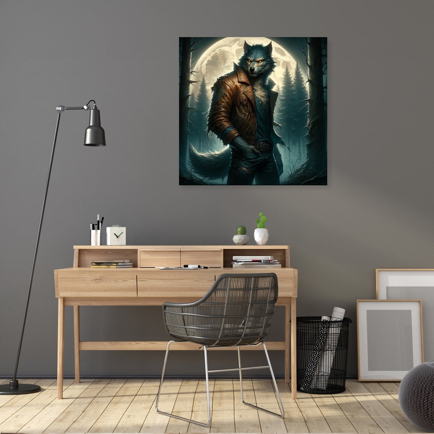 Lunar Guardian Canvas