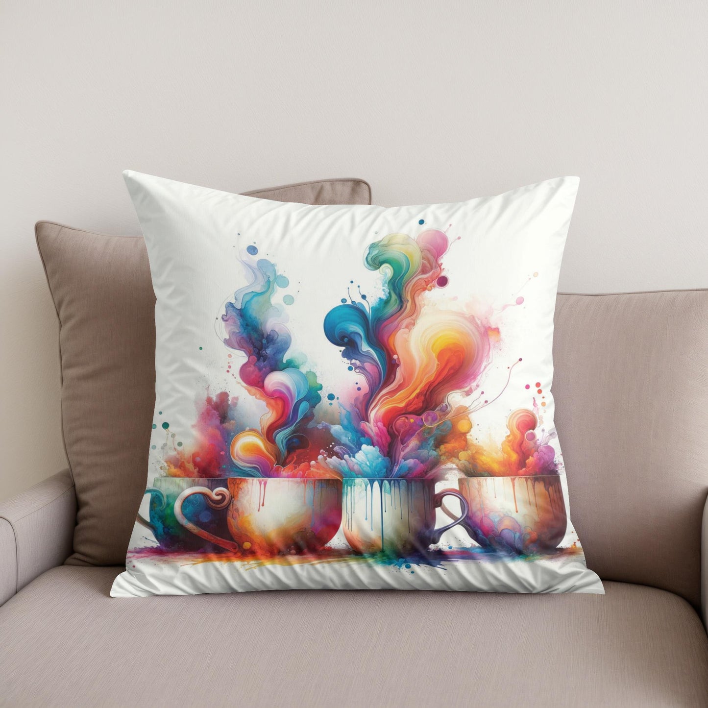 ChromaCup Coffee Cotton Cushion