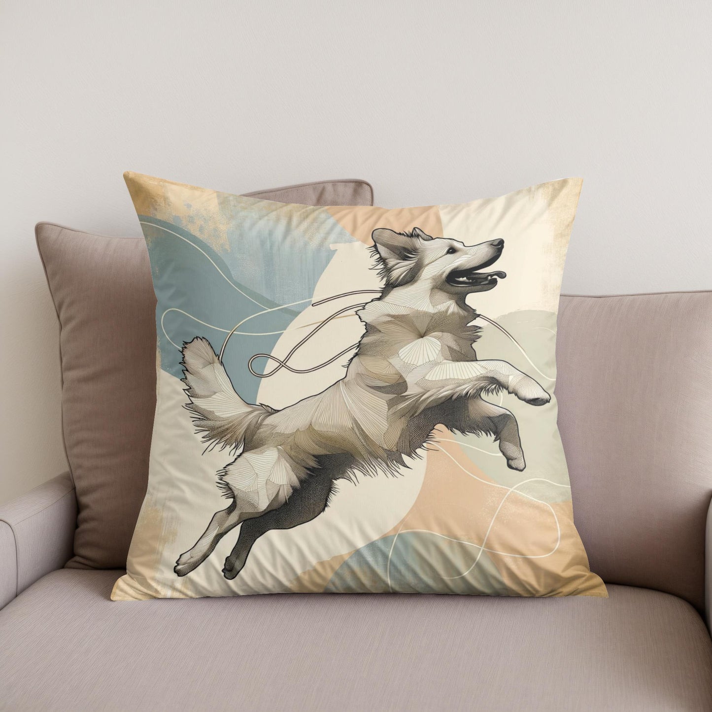 Leap of Joy Canine Cotton Cushion