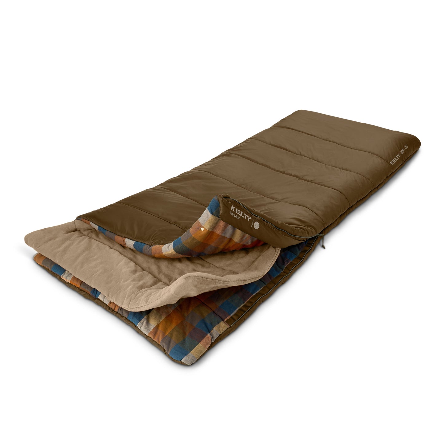 Kelty Wayback 20°F (-7°C) Synthetic Sleeping Bag - One Size - Burnt Olive