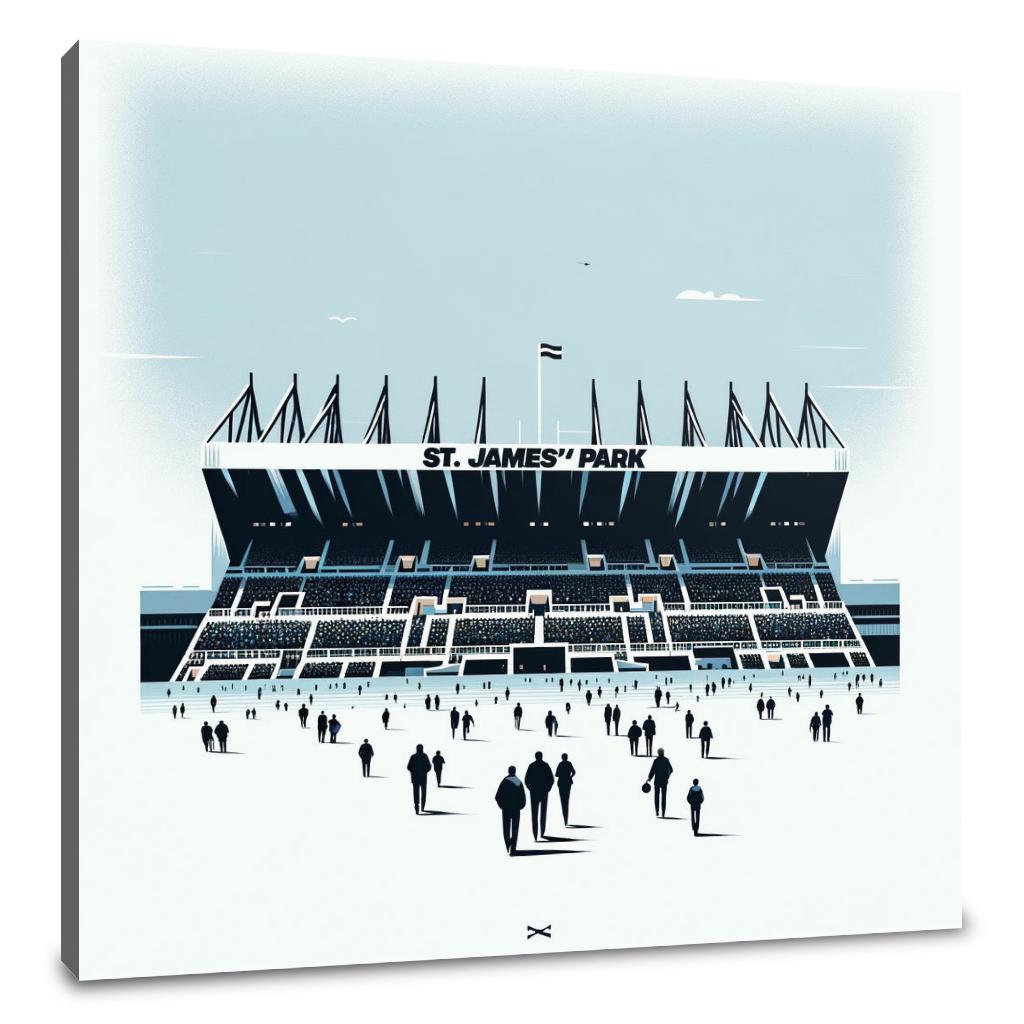 Newcastle St. James’ Park Anticipation Canvas