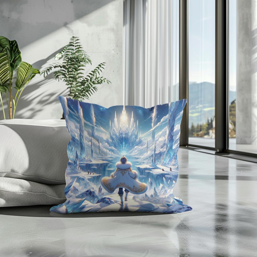 Frozen Elemental Awakening Cotton Cushion