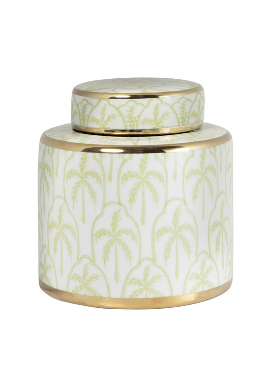 Eleanor Leaf Pattern Canister - Small