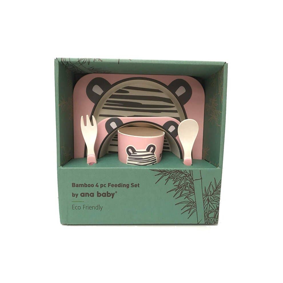 Giraffe Bamboo Kids Dinner Set - 5 Piece