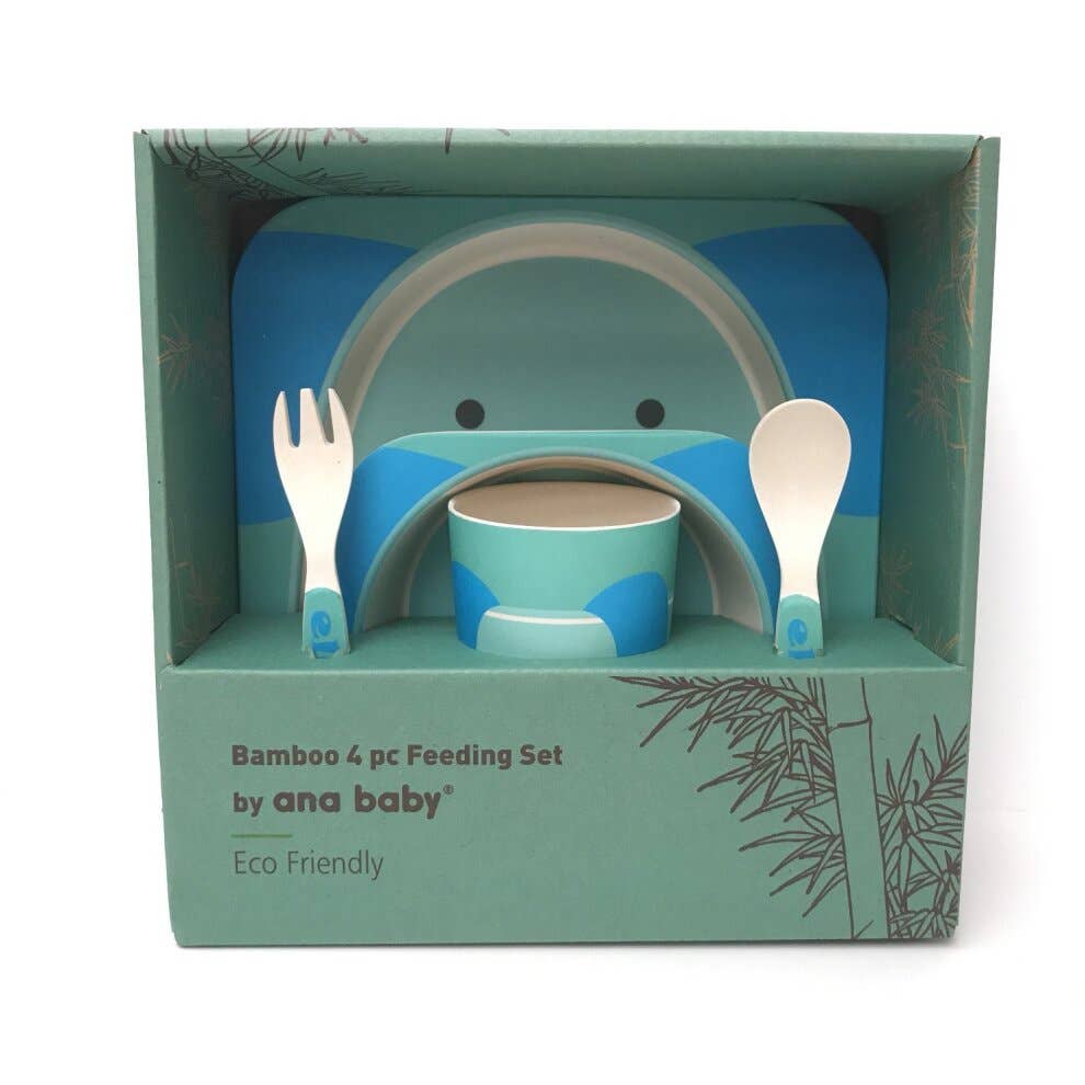 Giraffe Bamboo Kids Dinner Set - 5 Piece