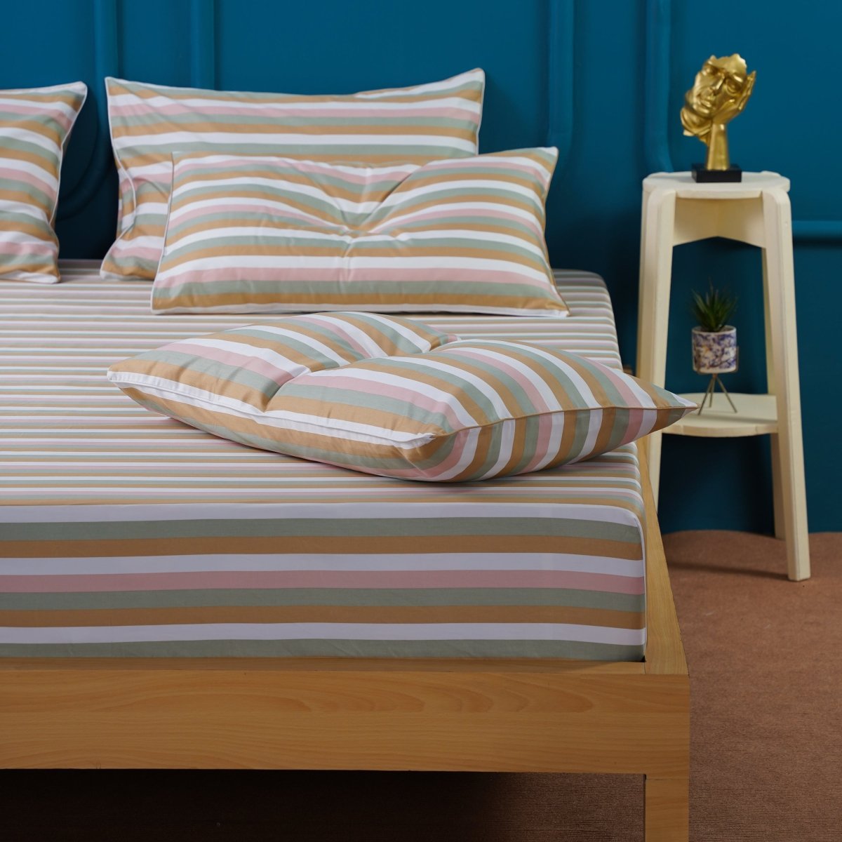 Ella Cotton - Serene Stripe Pillowcases Pair