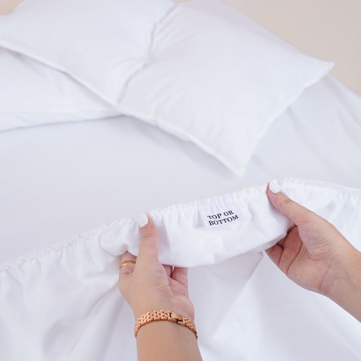 Ella Cotton - White Duvet Cover, Sheet & Pillowcases Set