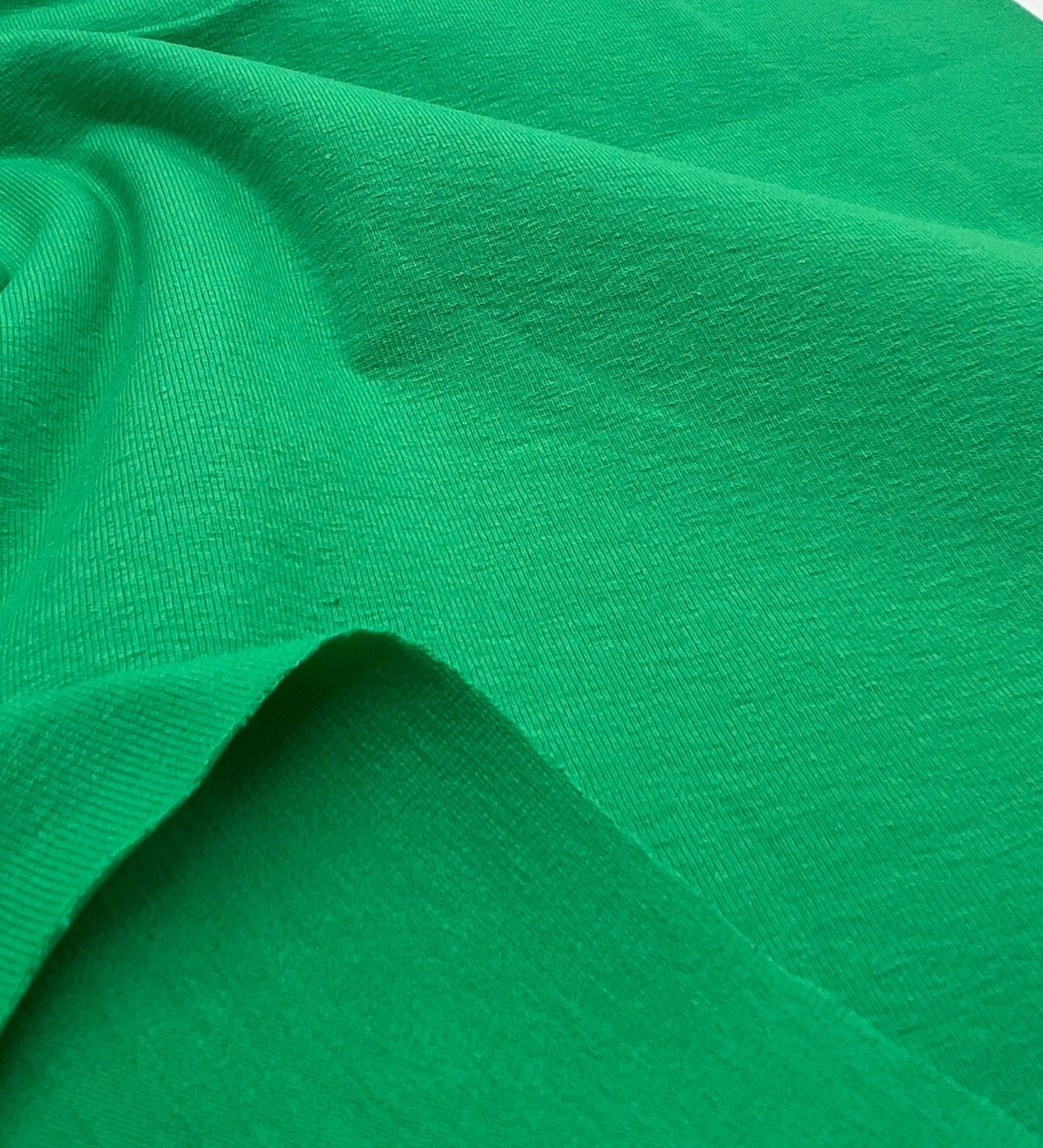 Emerald Cotton Stretch Jersey 200 GSM 95/5 Lycra 4 Way Stretch