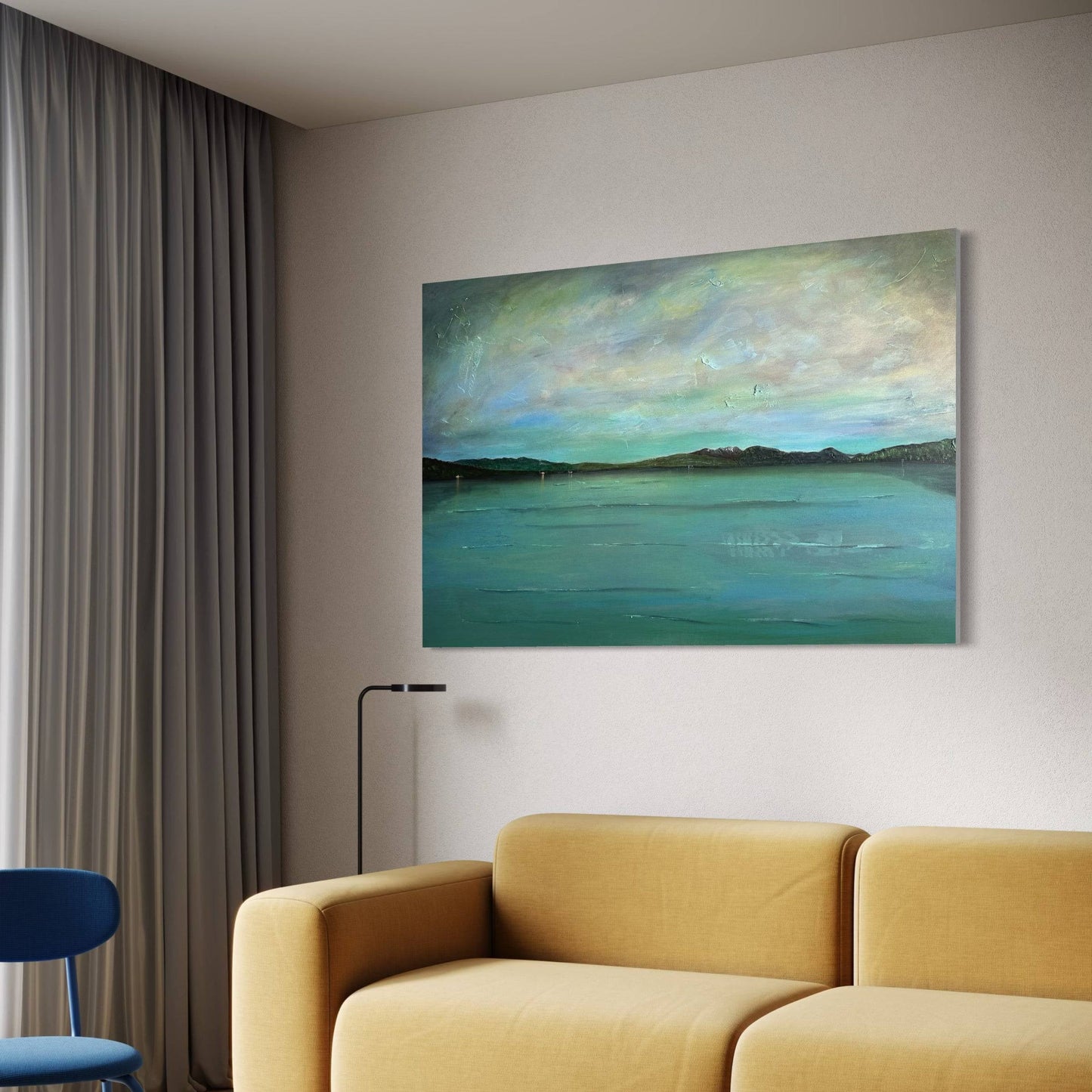 An Emerald Loch Lomond | Statement Interior Wall Art from Scotland