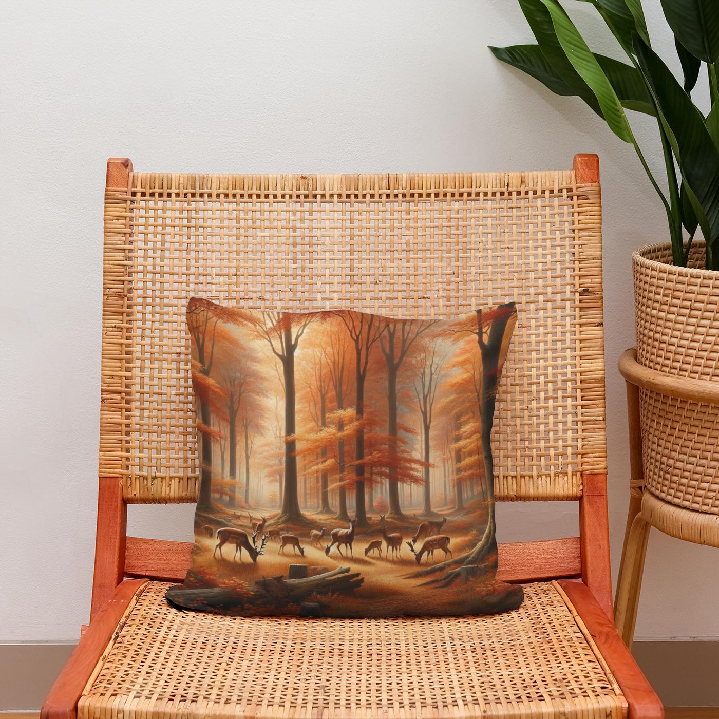 Autumn Whisper Cotton Cushion