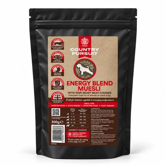 Country Pursuit Energy Blend Muesli Complete Adult Semi-Moist Dog Food 300g Sample