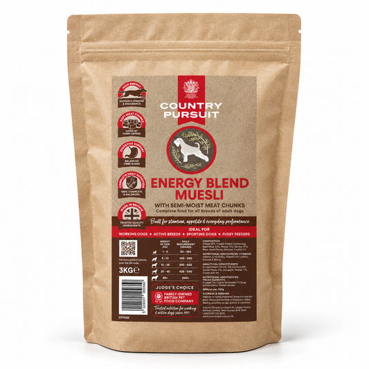 Country Pursuit Energy Blend Muesli Adult Semi-Moist Complete Dog Food 3kg