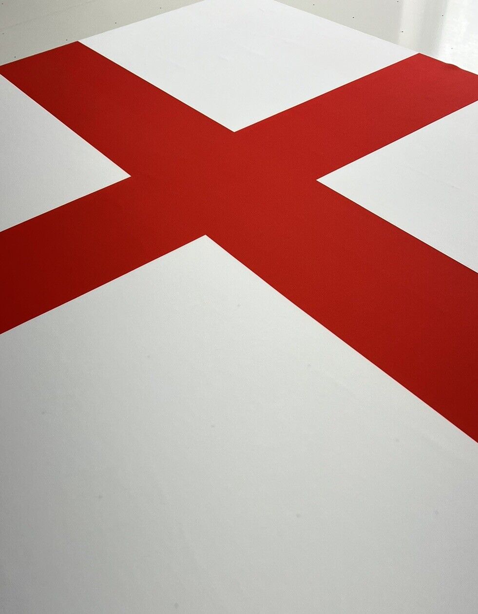 England Flag Print Scuba Fabric