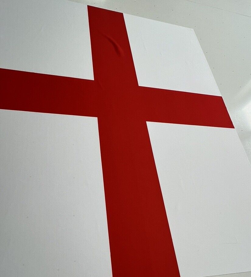 England Flag Print Scuba Fabric
