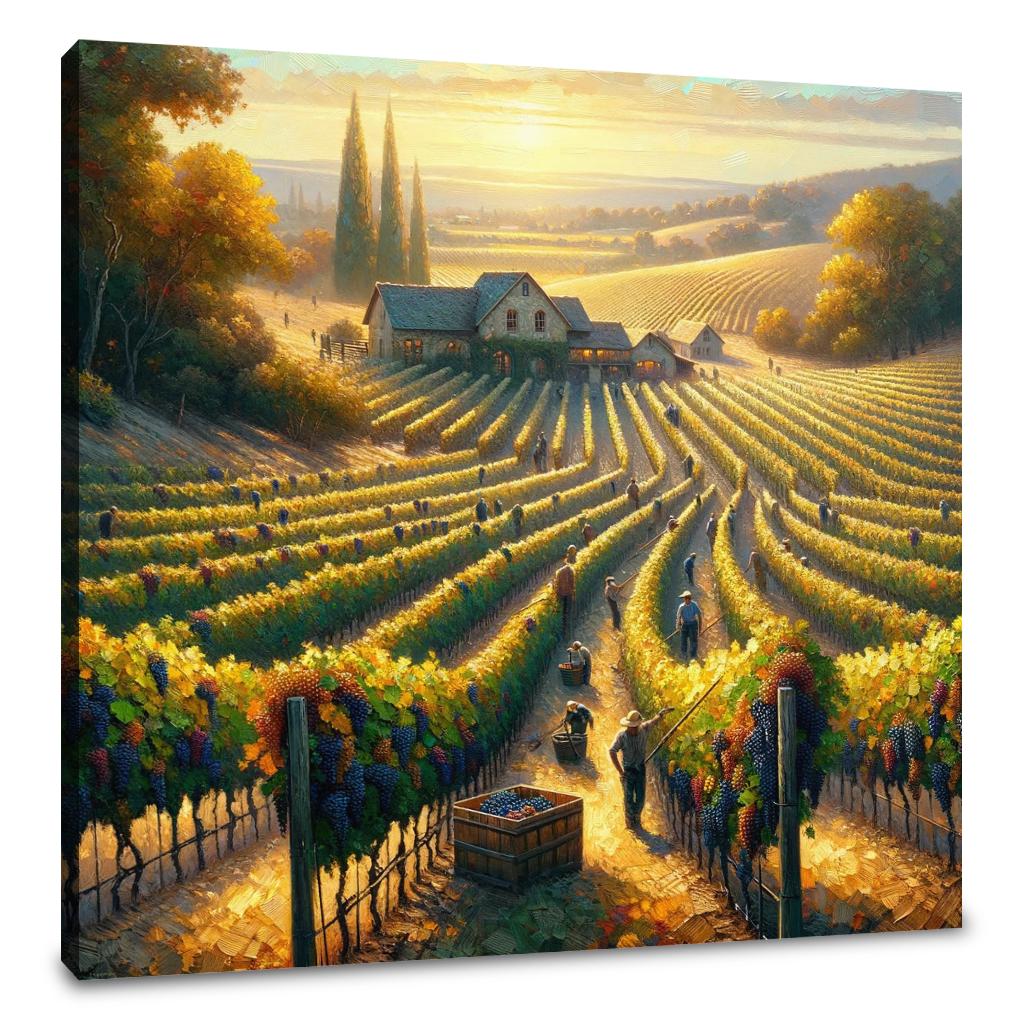 Harvest Vineyard Canvas