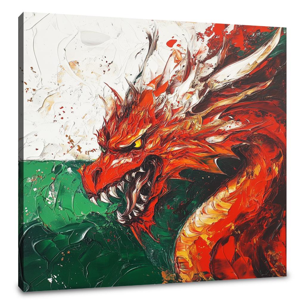 Red Dragon Honour Canvas