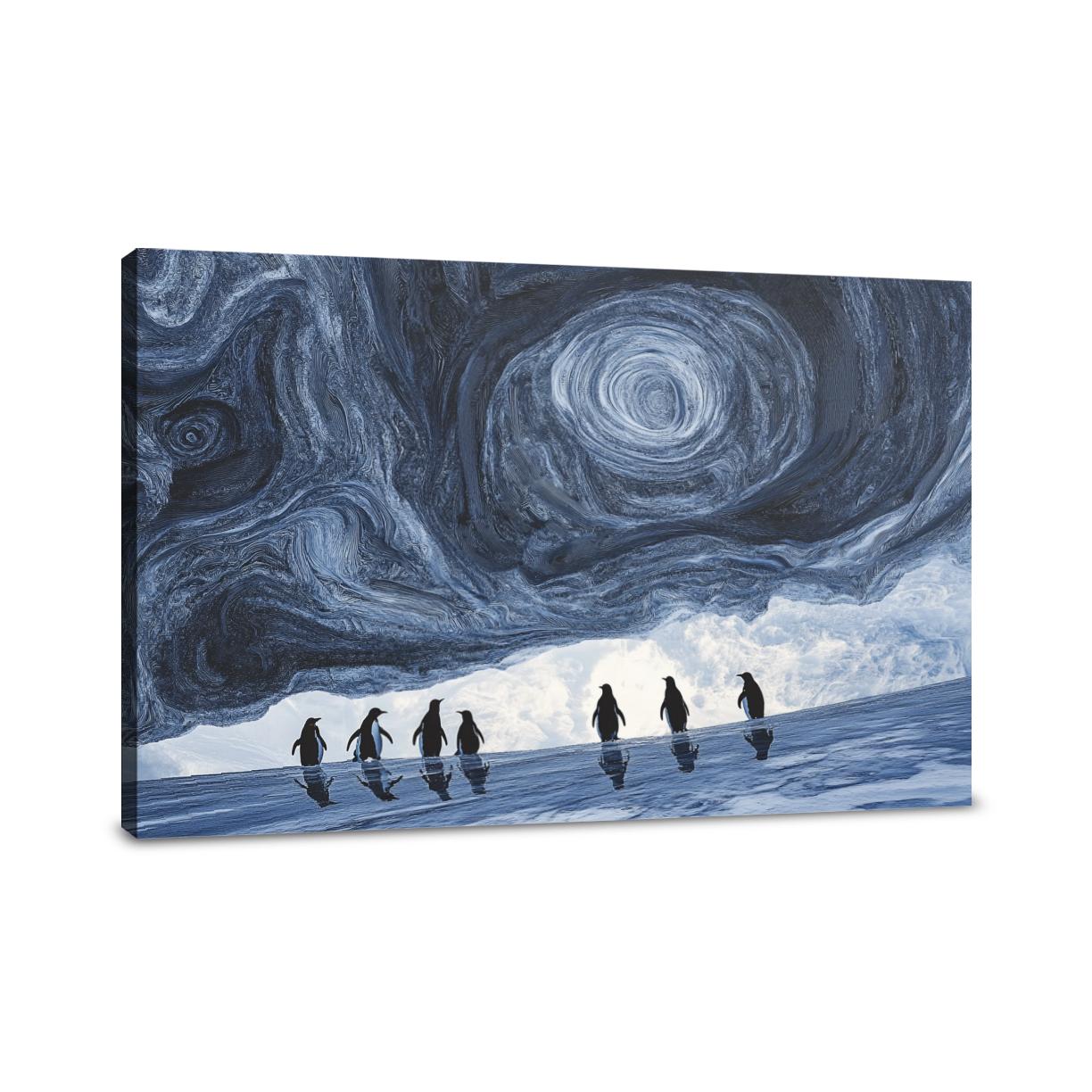 Penguins' Atlantis Canvas