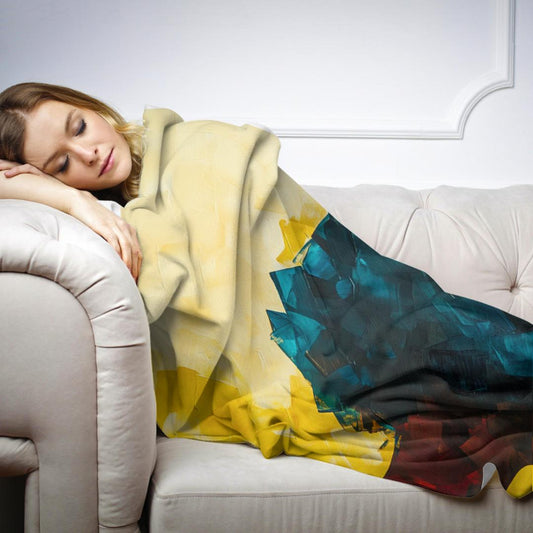 Geometric Silhouette Blanket