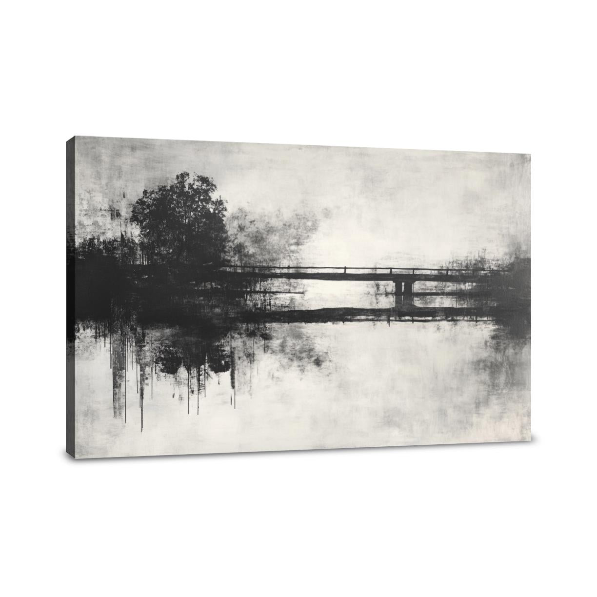 Ethereal Bridge Reflection Canvas