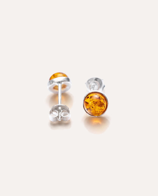 ESSENTIALS Mini Amber Stud Earrings