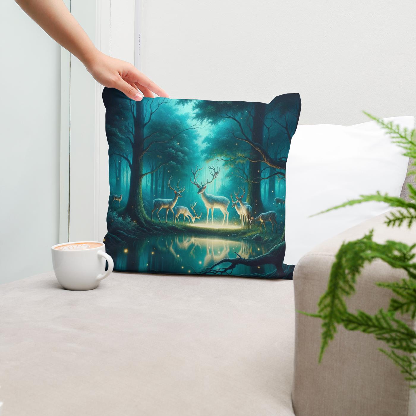 Whispering Woods Cotton Cushion