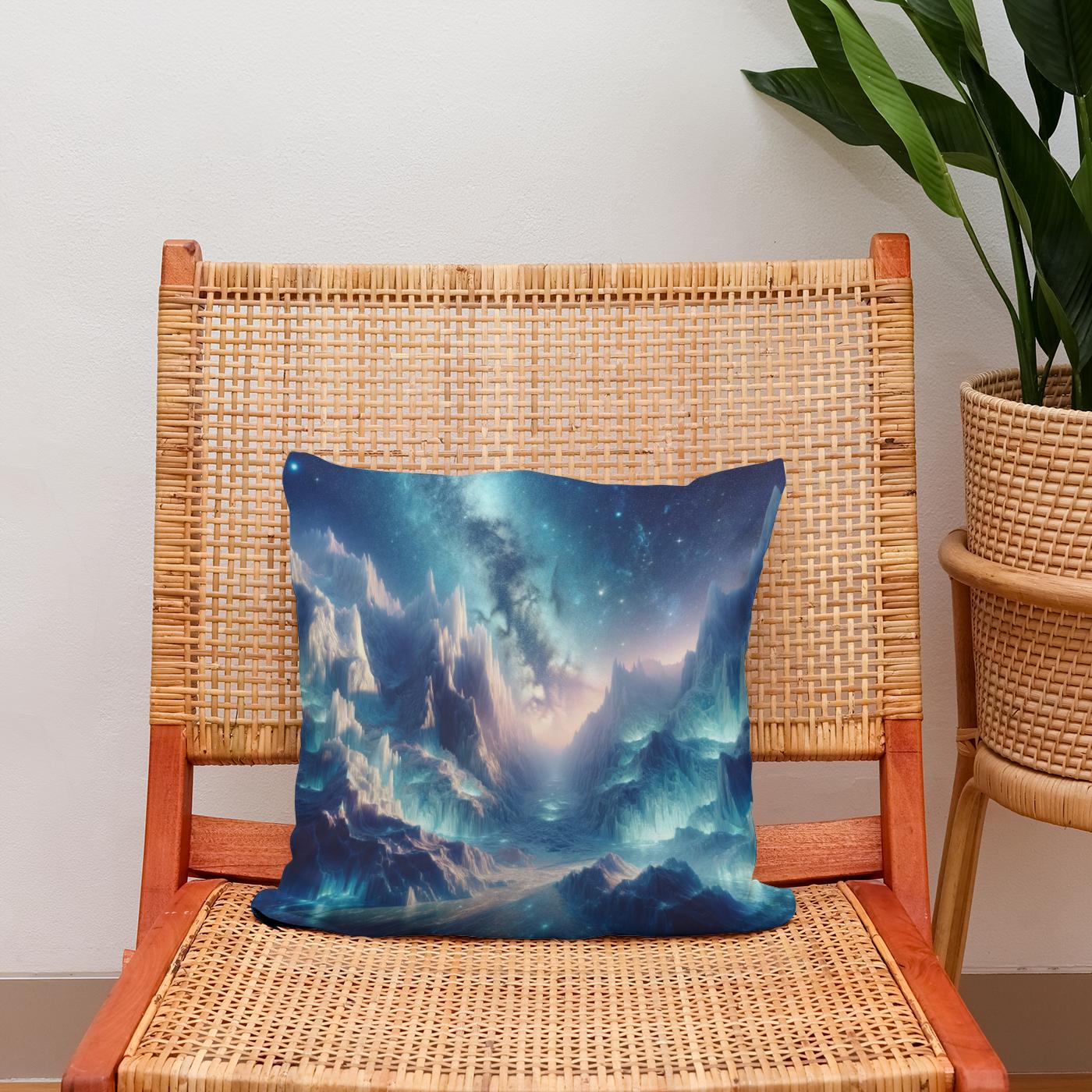 Starry Glacier Cotton Cushion