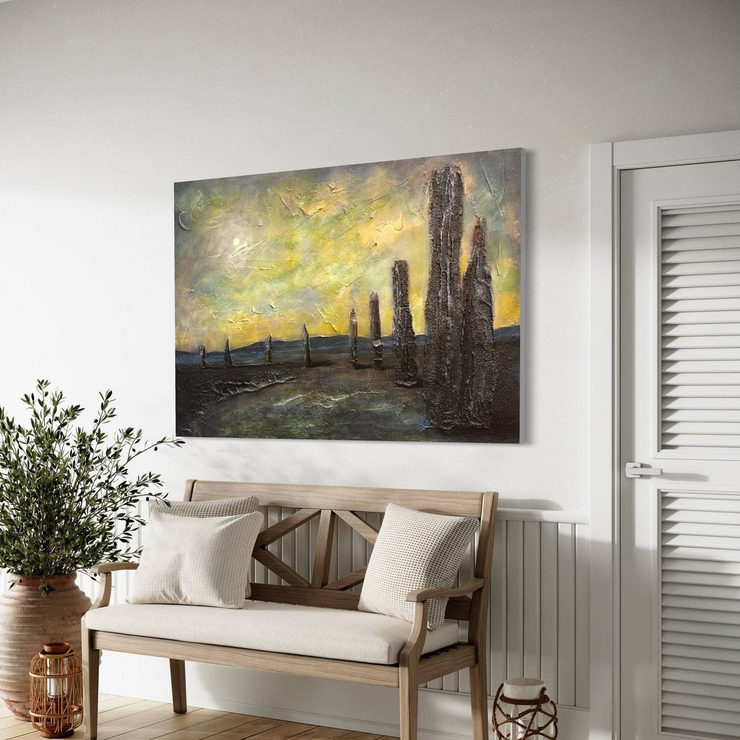 An Ethereal Ring Of Brodgar | Statement Interior Wall Art from Scotland