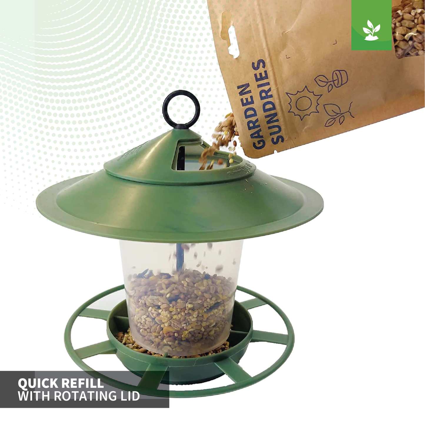 Easy Clean Lantern Bird Feeder