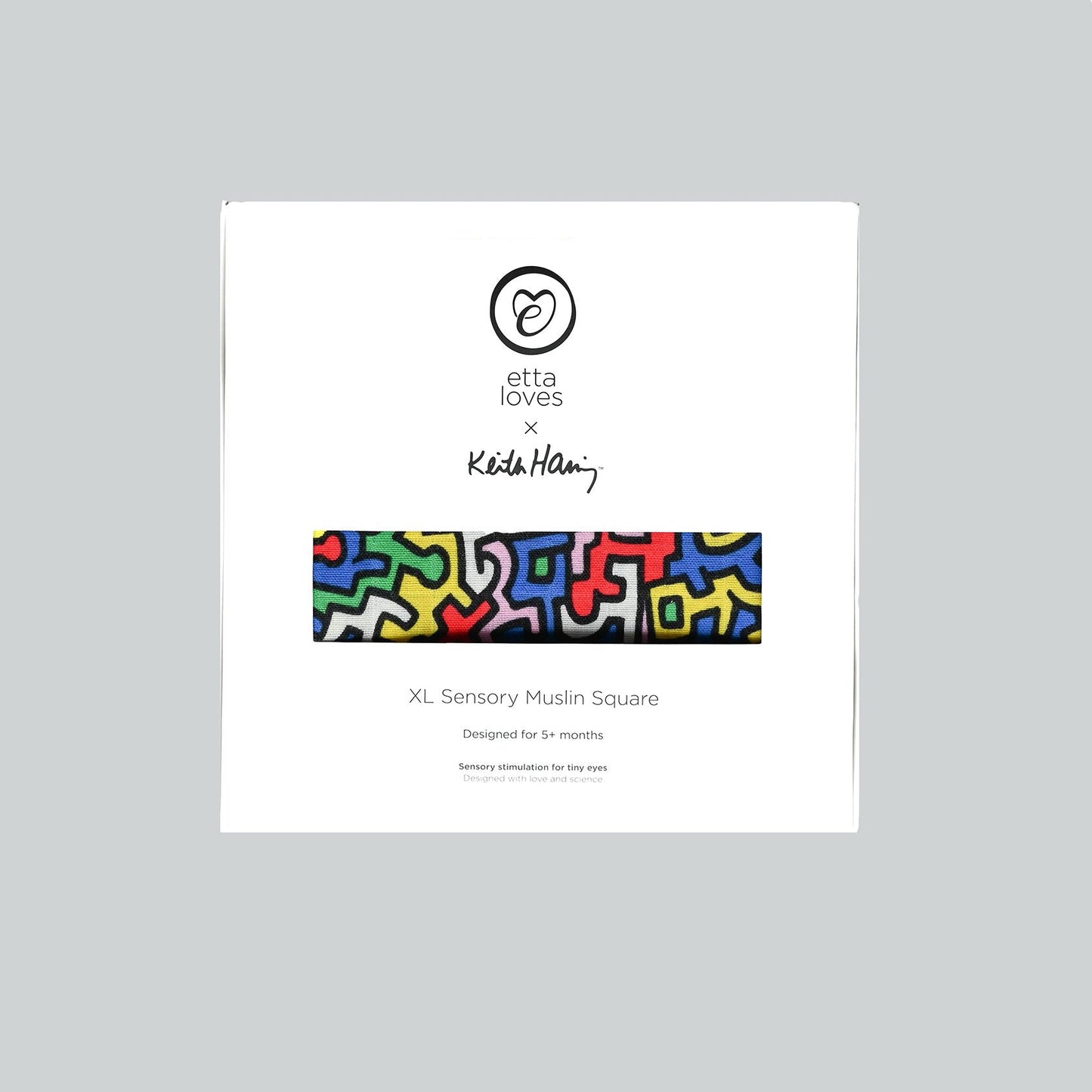 ETTA LOVES x KEITH HARING XL 'BRAZIL' MUSLIN - 5 to 12 months