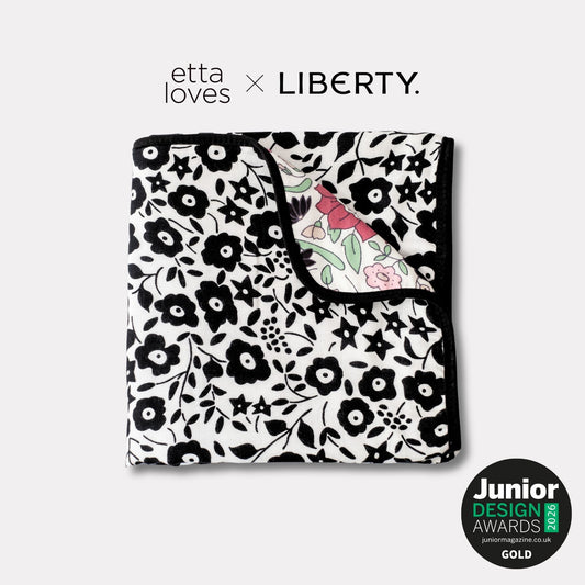 ETTA LOVES x LIBERTY – Sensory Muslin Blanket - Reversible