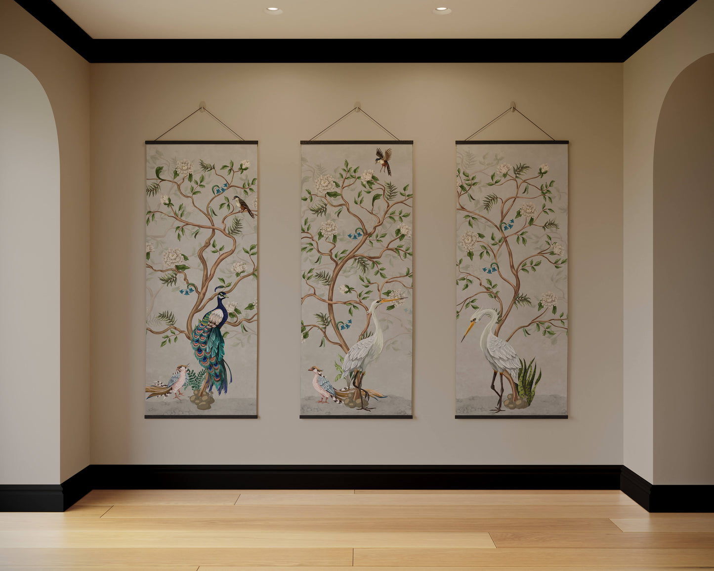 Chinoiserie Bird Tapestry