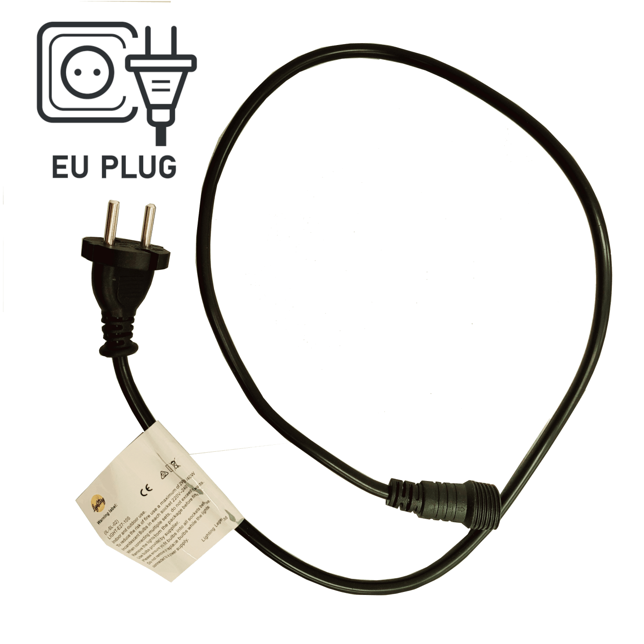 European EU Plug Section Elite Festoon String Lights