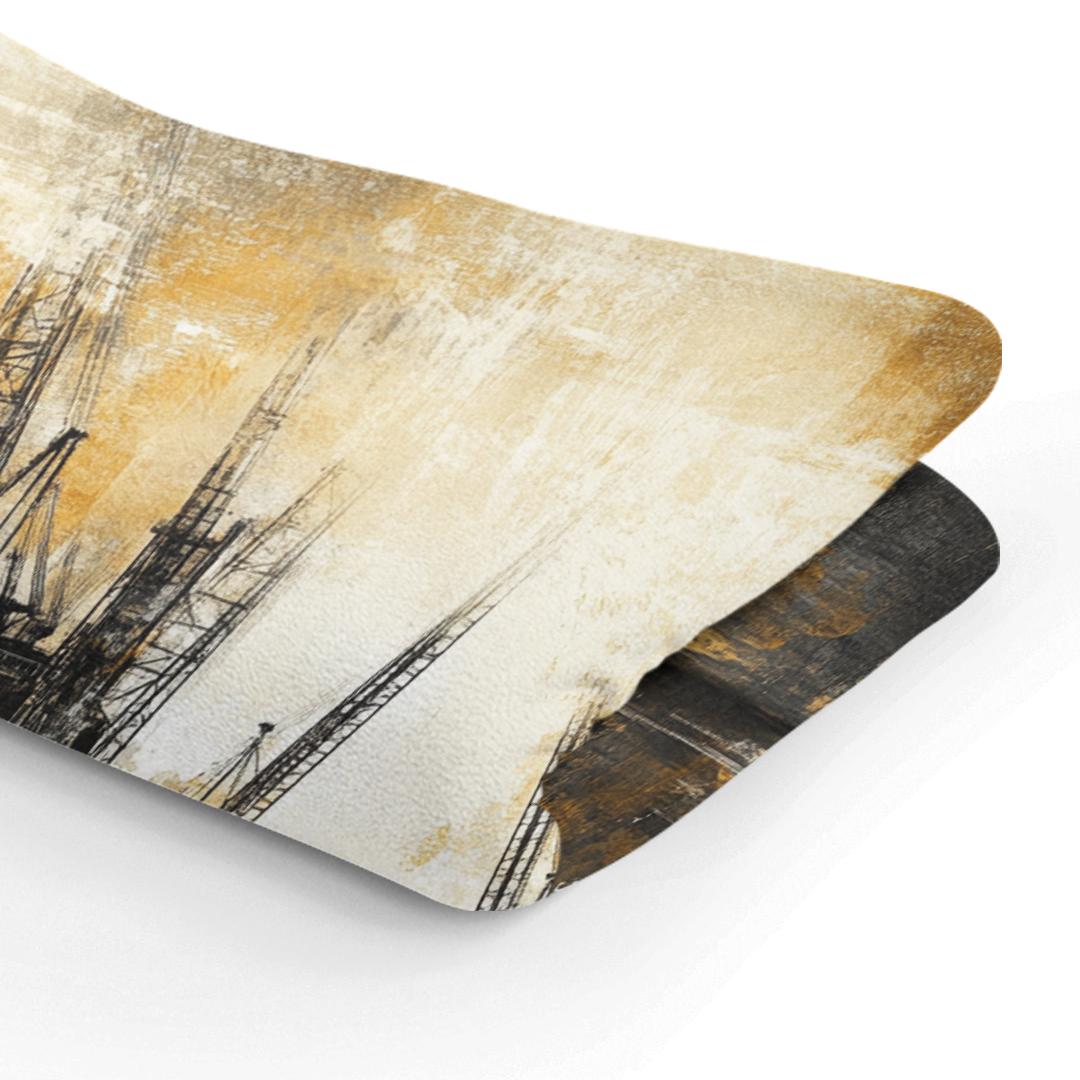 Shipyard Silhouette Blanket