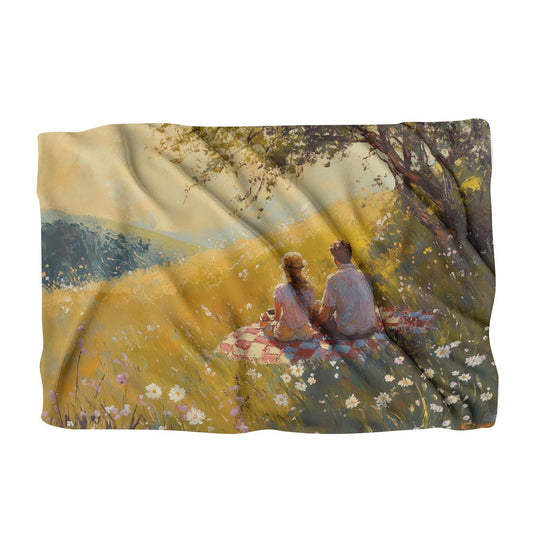 Romantic Meadow Picnic Blanket