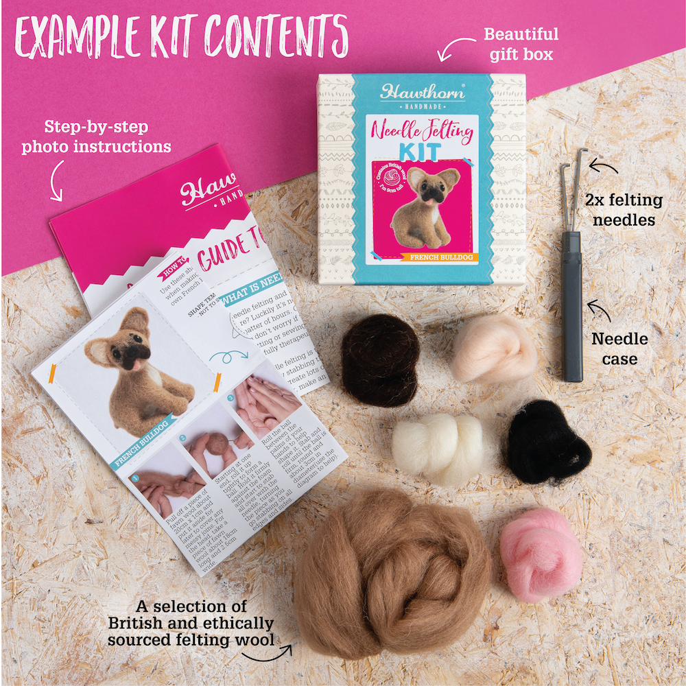 Baby Elephant Needle Felting Kit for Beginners