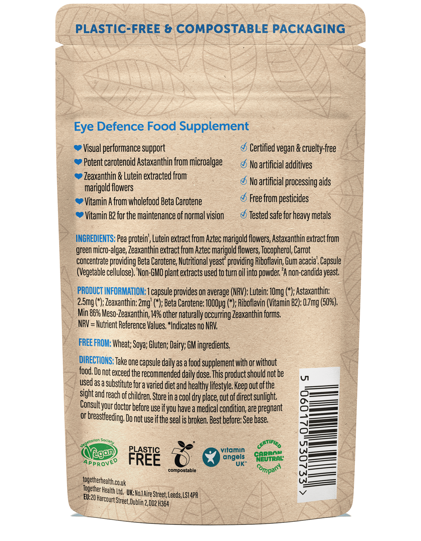Eye Defence – Eye Vitamins Supplement – 30 Capsules