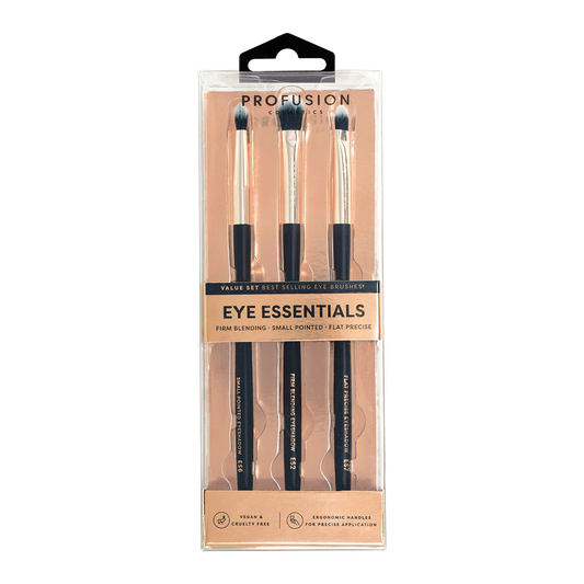 Eye Essentials - 3 PC Eye Brush Set