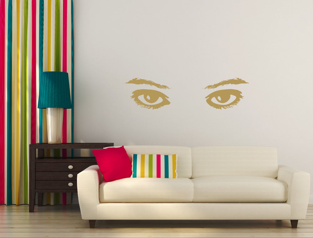 Eye Wall Stickers for Beauty Salons and Modern Interiors