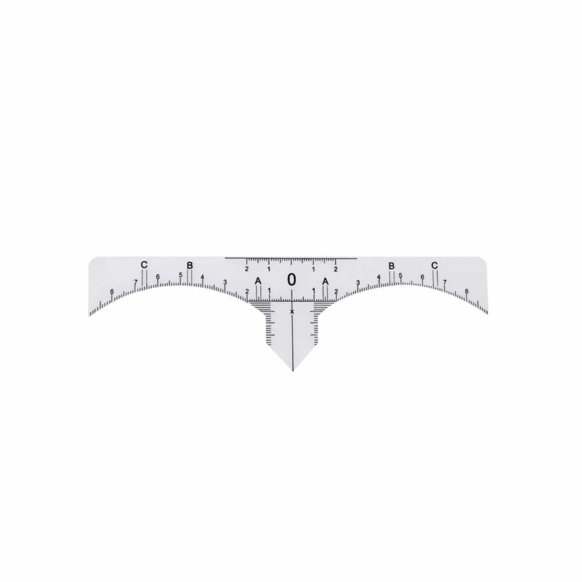 Eyebrow Measuring Ruler - Sticker 25 pcs