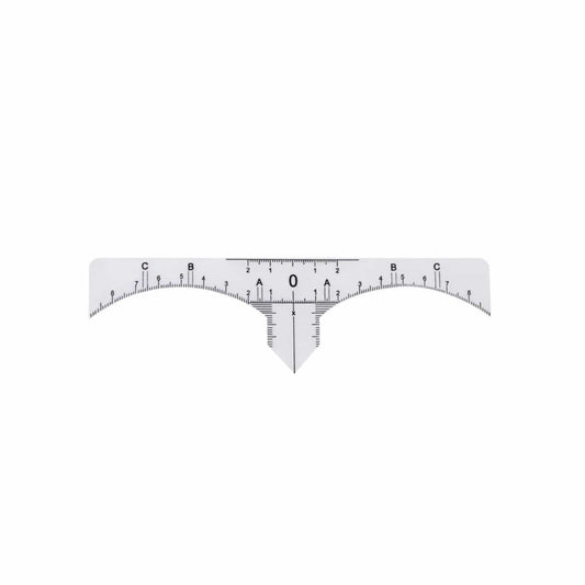 Eyebrow Measuring Ruler - Sticker 25 pcs